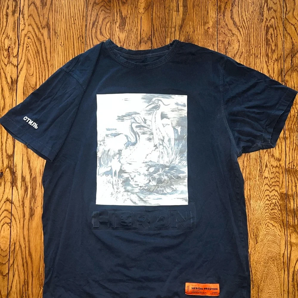 Heron Preston Black Heron Graphic - Picture 2 of 10